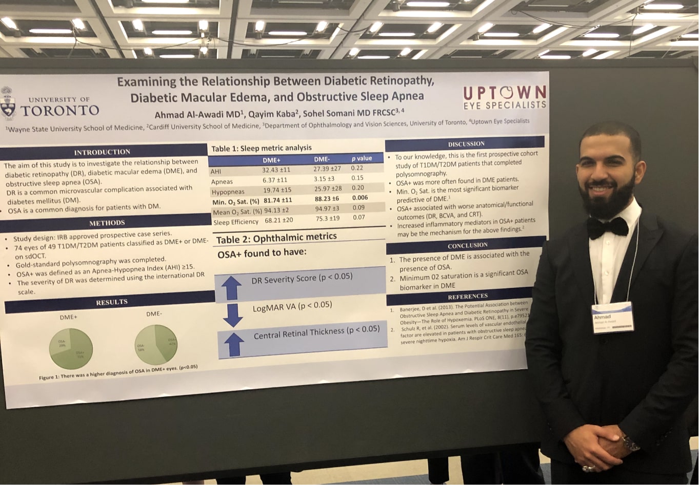 FORSEE research poster on diabetic retinopathy